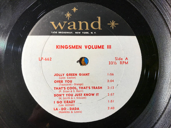 The Kingsmen - The Kingsmen, Volume 3 - LP
