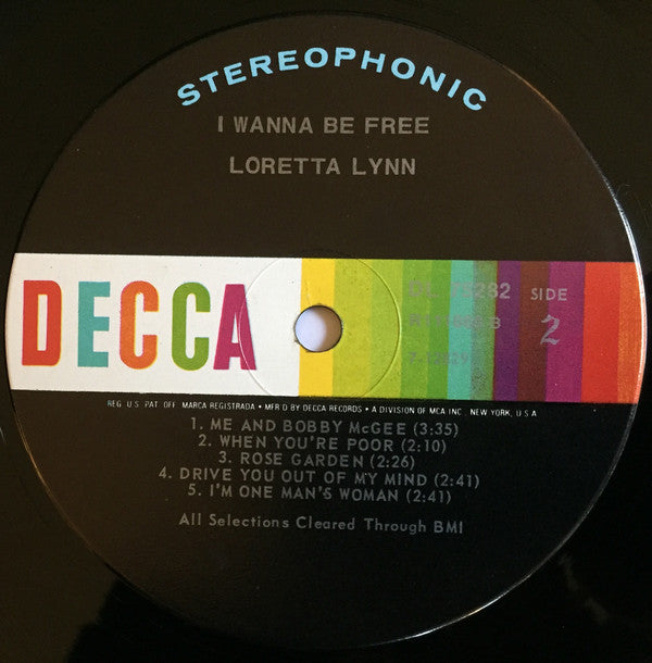 Loretta Lynn - I Wanna Be Free - LP