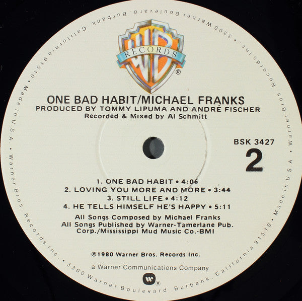 Michael Franks - One Bad Habit - LP