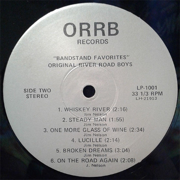 Clyde Brewer's Original River Road Boys* Featuring Jim Nelson  - The National Band Of Texas Playing Band Stand Favorites - LP