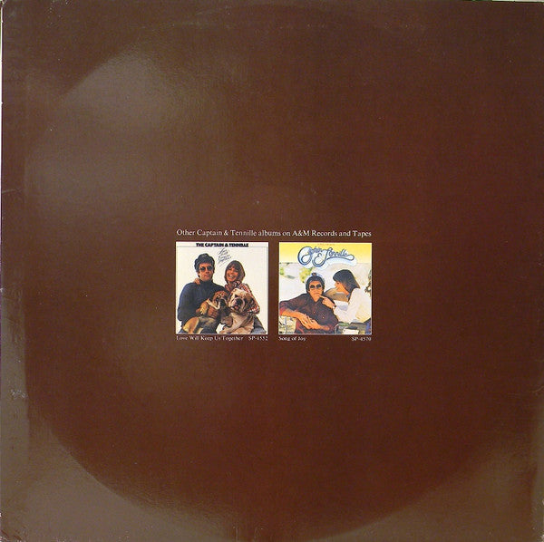 Captain And Tennille - Come In From The Rain - LP