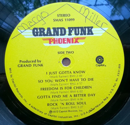 Grand Funk* - Phoenix - LP