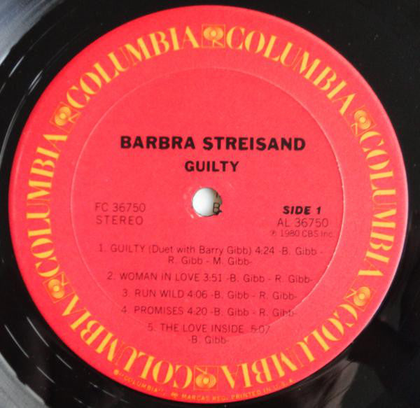Barbra Streisand - Guilty - LP