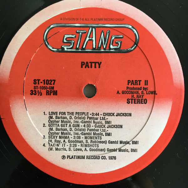 Various - Patty (The Original Soundtrack Recording) - LP