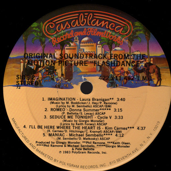Various - Flashdance (Original Soundtrack From The Motion Picture) - LP