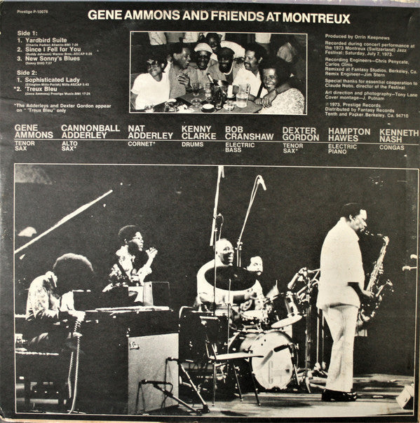 Gene Ammons - Gene Ammons And Friends At Montreux - LP