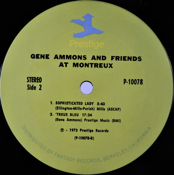 Gene Ammons - Gene Ammons And Friends At Montreux - LP