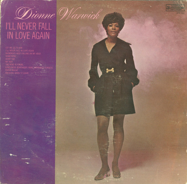 Dionne Warwick - I'll Never Fall In Love Again - LP