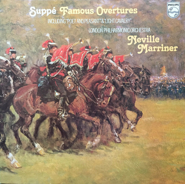 Suppé* — London Philharmonic Orchestra Conducted By Neville Marriner* - Famous Overtures - LP