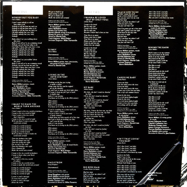 Steve Miller Band - Living In The 20th Century - LP