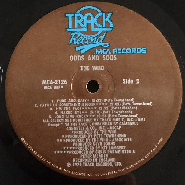 The Who - Odds & Sods - LP