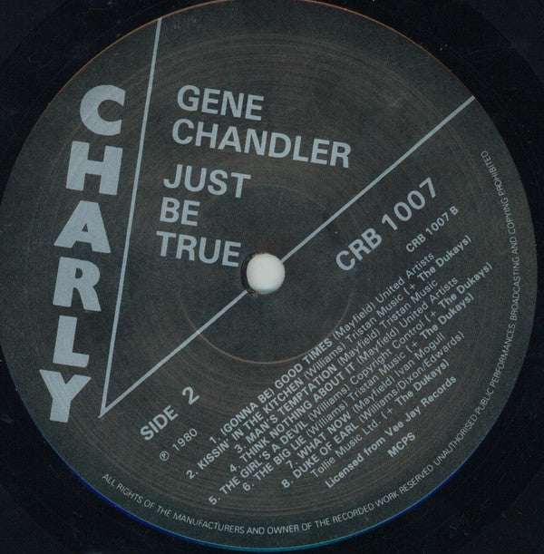 Gene Chandler - Just Be True - LP