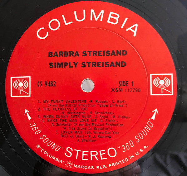 Barbra Streisand - Simply Streisand - LP