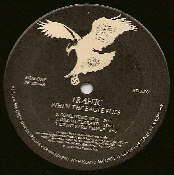 Traffic - When The Eagle Flies - LP