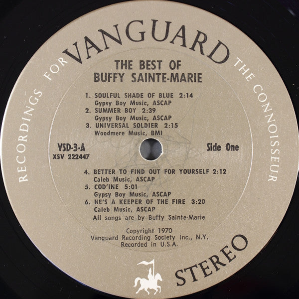 Buffy Sainte-Marie - The Best Of Buffy Sainte-Marie - LP