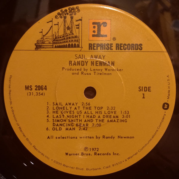 Randy Newman - Sail Away - LP