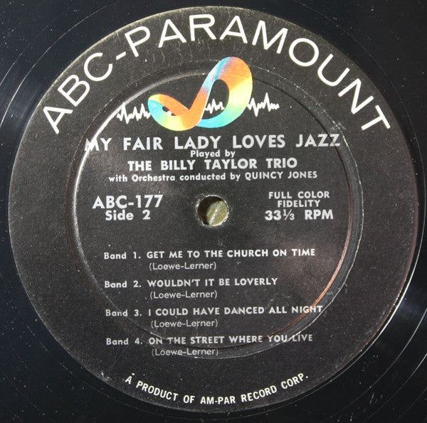 Billy Taylor Trio - My Fair Lady Loves Jazz - LP