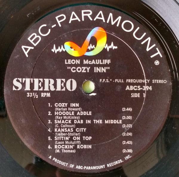 Leon McAuliff* - Cozy Inn - LP