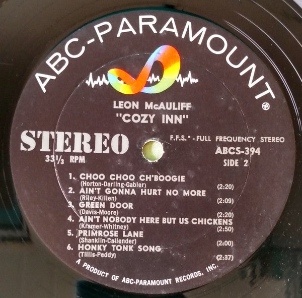 Leon McAuliff* - Cozy Inn - LP