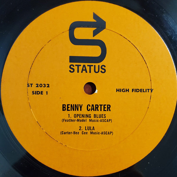 Benny Carter With Ben Webster & Barney Bigard - Benny, Ben & Barney - LP