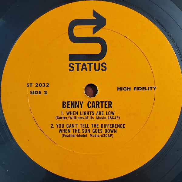 Benny Carter With Ben Webster & Barney Bigard - Benny, Ben & Barney - LP