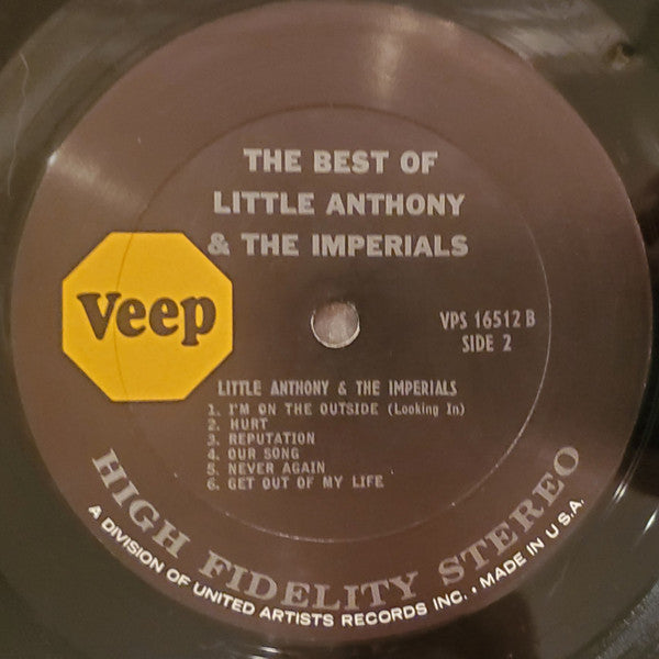Little Anthony & The Imperials - The Best Of Little Anthony & The Imperials - LP