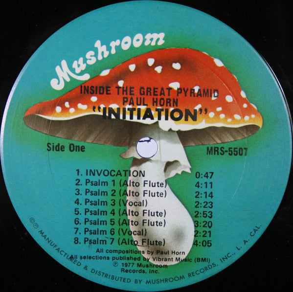 Paul Horn - Inside The Great Pyramid - LP