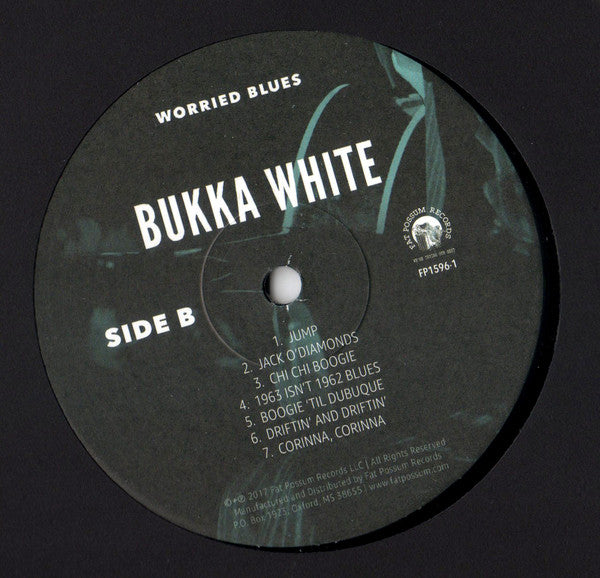 Bukka White - Worried Blues - LP