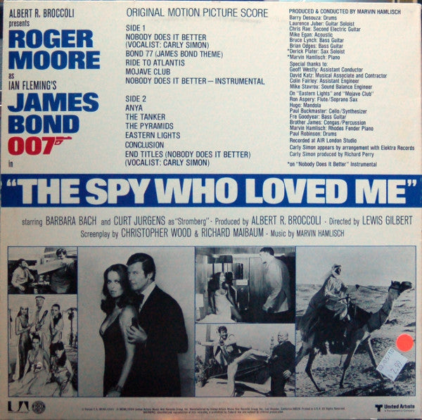 Marvin Hamlisch - The Spy Who Loved Me (Original Motion Picture Score) - LP