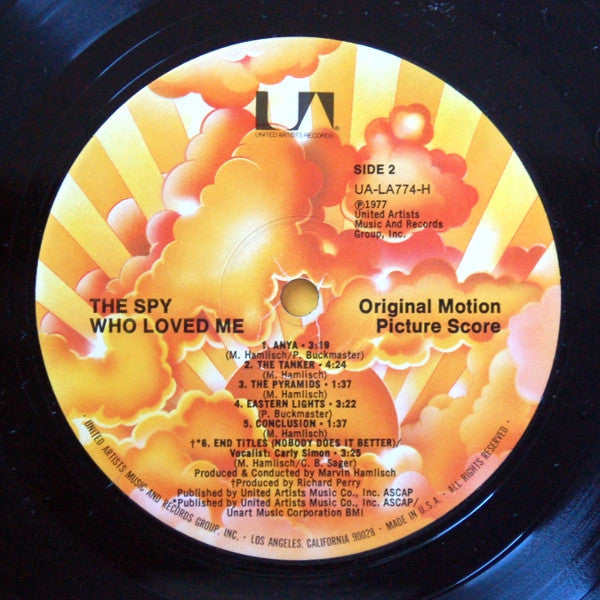 Marvin Hamlisch - The Spy Who Loved Me (Original Motion Picture Score) - LP