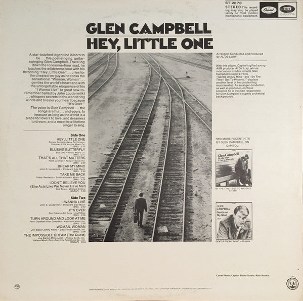 Glen Campbell - Hey, Little One - LP