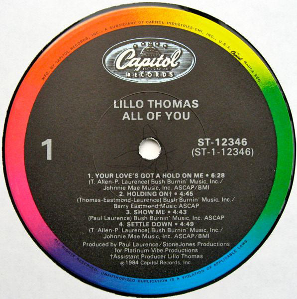 Lillo Thomas - All Of You - LP