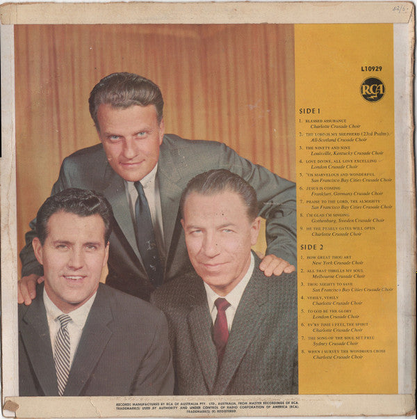Various With George Beverly Shea - The Billy Graham International Crusade Choirs - LP