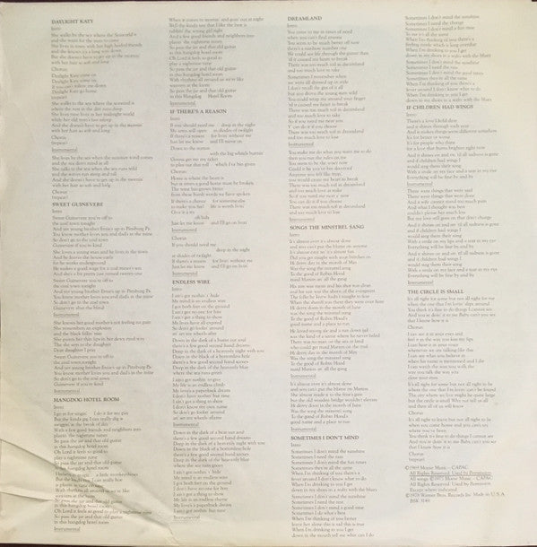 Gordon Lightfoot - Endless Wire - LP