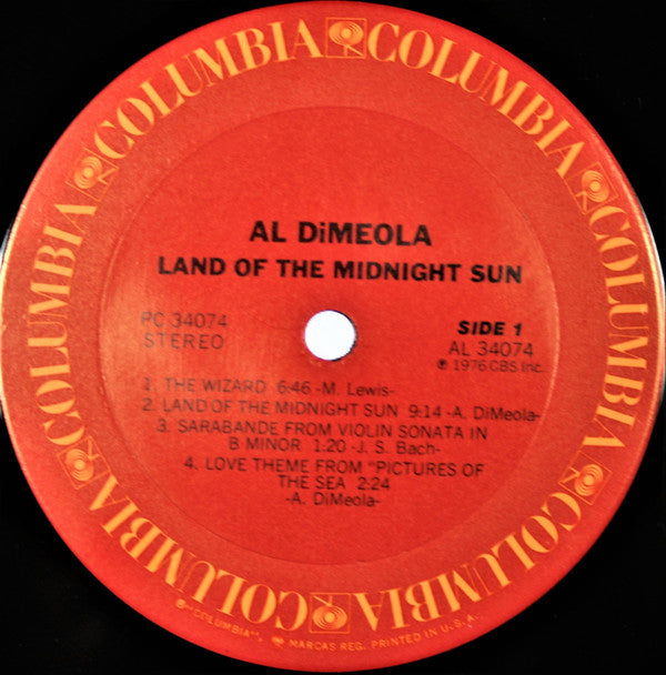 Al Di Meola - Land Of The Midnight Sun - LP