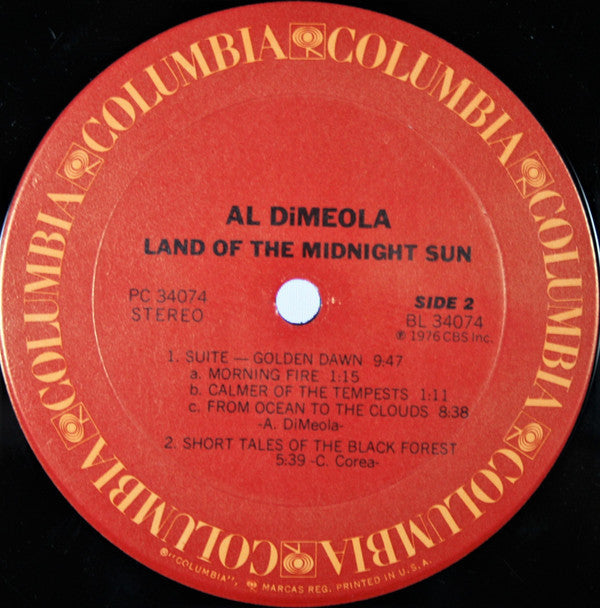 Al Di Meola - Land Of The Midnight Sun - LP