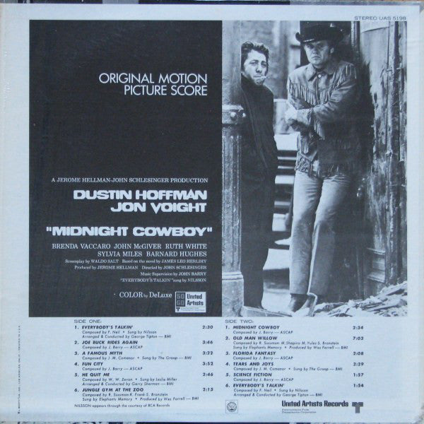 Various - Midnight Cowboy (Original Motion Picture Score) - LP