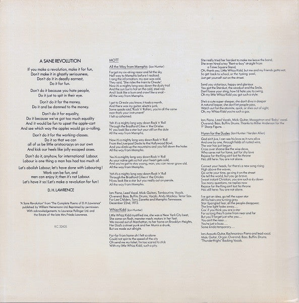 Mott The Hoople - Mott - LP