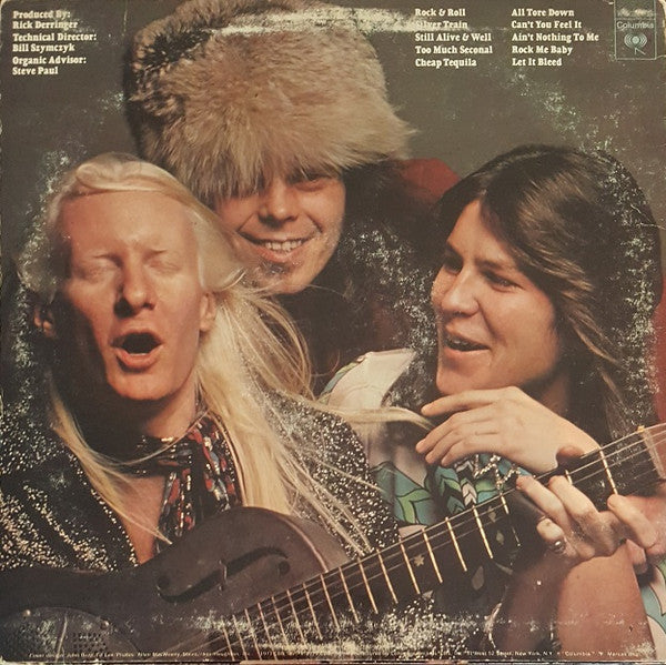 Johnny Winter - Still Alive And Well - LP