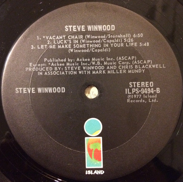 Steve Winwood - Steve Winwood - LP