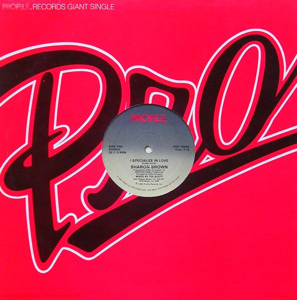Sharon Brown - I Specialize In Love - LP