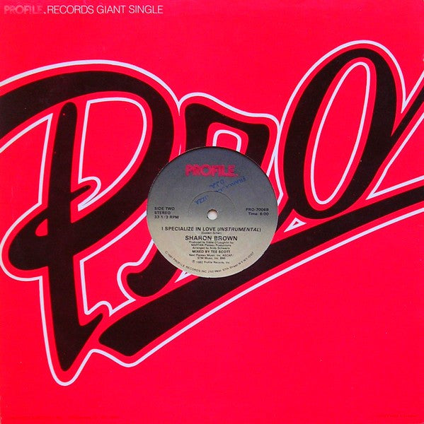Sharon Brown - I Specialize In Love - LP