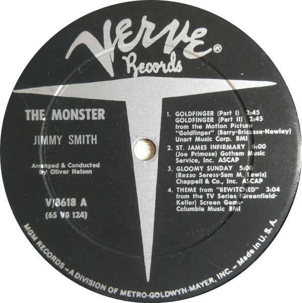 The Incredible Jimmy Smith* - Monster - LP