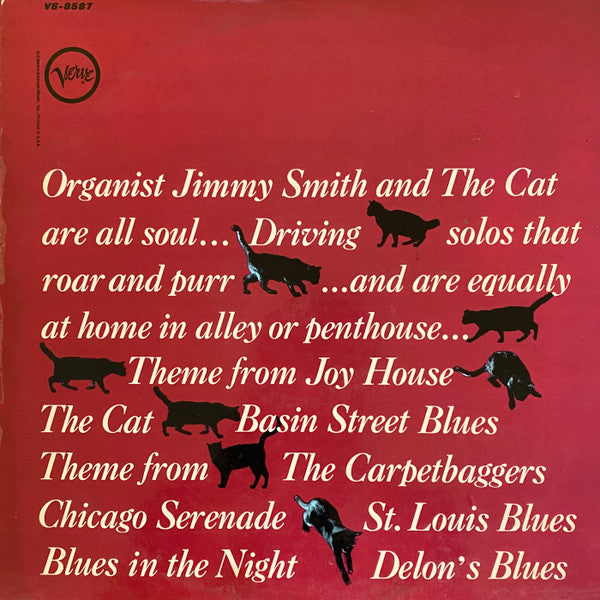 The Incredible Jimmy Smith* - The Cat - LP