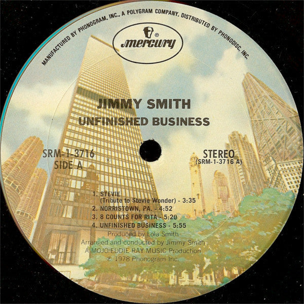 Jimmy Smith - Unfinished Business - LP