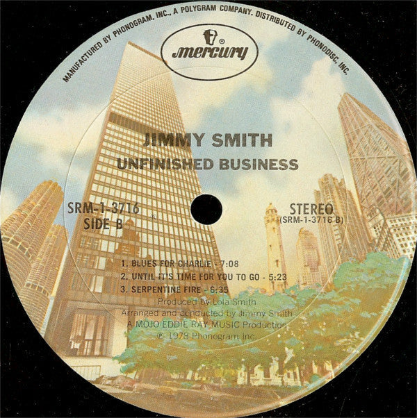 Jimmy Smith - Unfinished Business - LP