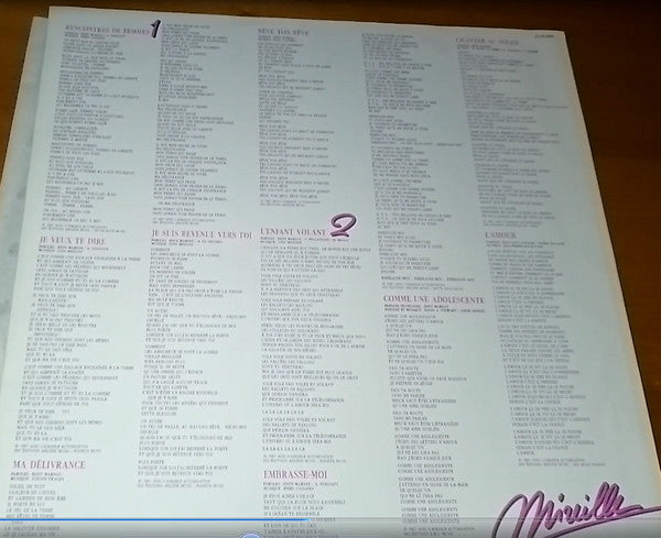 Mireille Mathieu - Rencontres De Femmes - LP