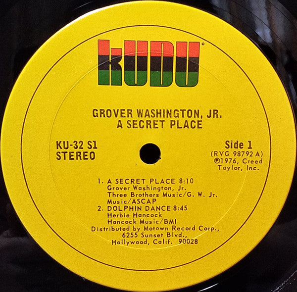 Grover Washington, Jr. - A Secret Place - LP