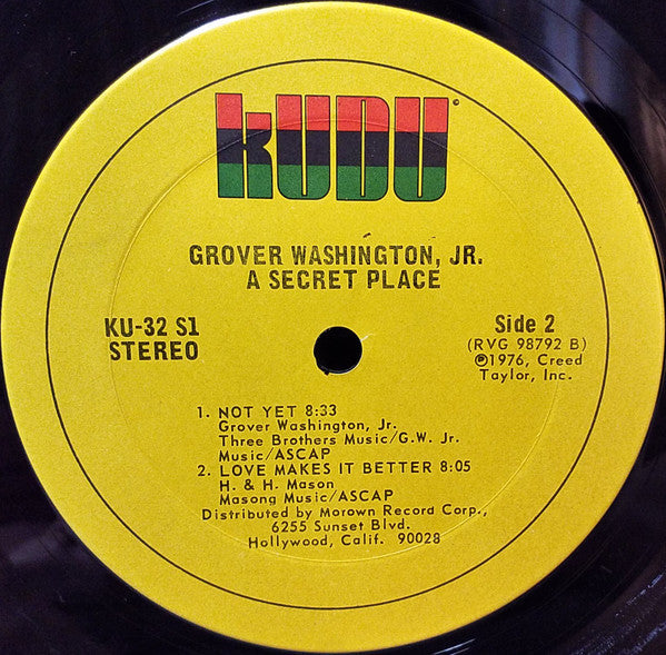 Grover Washington, Jr. - A Secret Place - LP