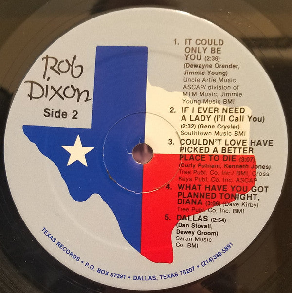 Rob Dixon  - Let Me Sing You A Song - LP